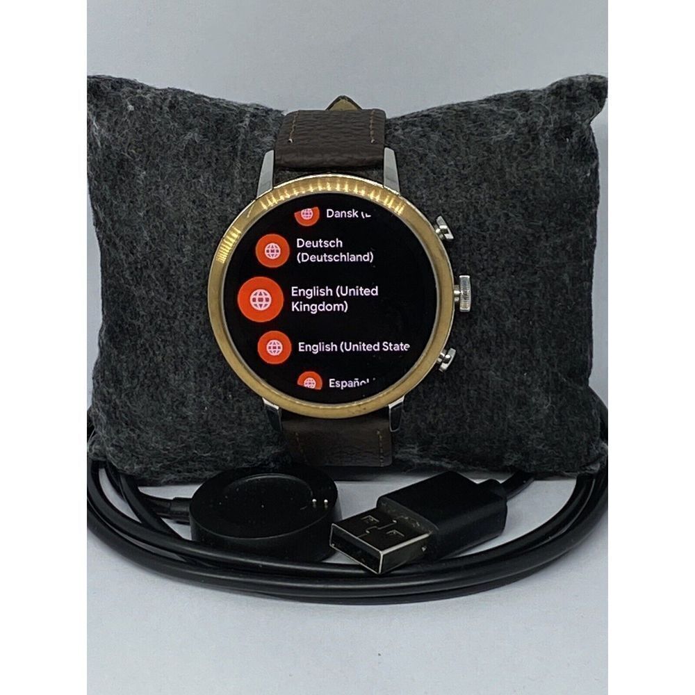 Fossil Gen 4 Authentic Digital Dial Smart Watch Custom Band FTW6016 CR129